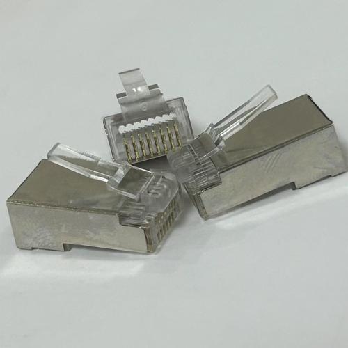 超六类屏蔽水晶头详解 源头厂家的RJ45 8P8C CAT6A FTP连接解决方案